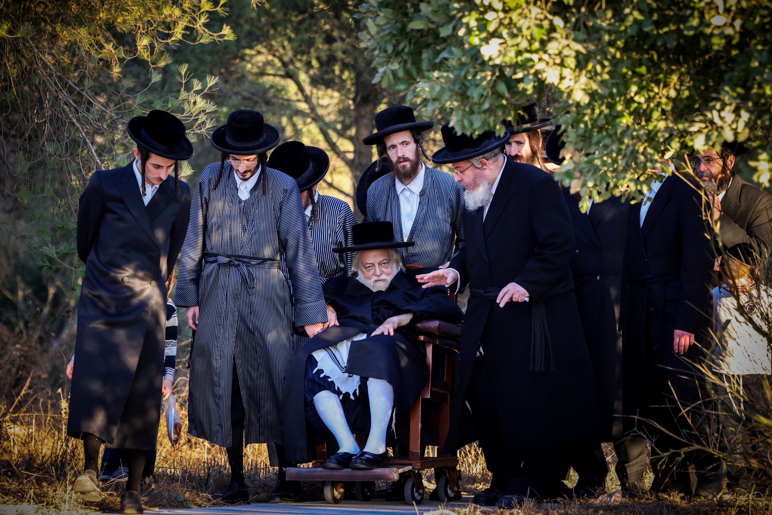 תיעוד מרהיב | האדמו”ר מתולדות אברהם יצחק ב’נאות דשא’ 