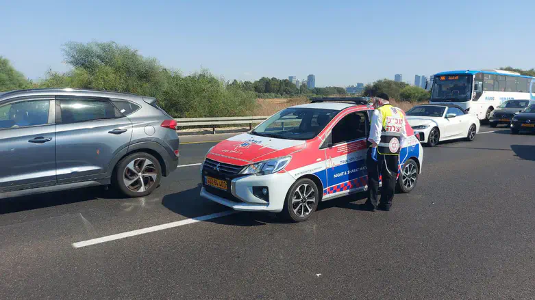 מתנדבי ‘הצלה’ ניהלו מרדף ואיתרו את רכב החירום שנגנב