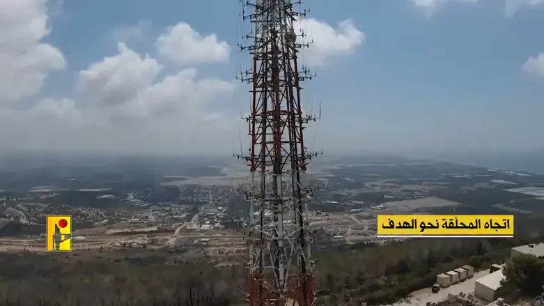 חיזבאללה מפרסם תיעוד: מתקן ביטחוני של צה”ל הותקף בגבול לבנון