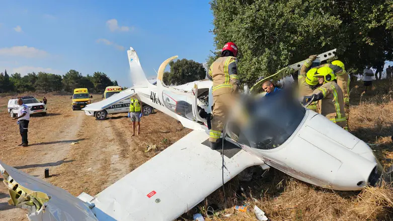 הרוג בהתרסקות מטוס קל סמוך סמוך לבנימינה