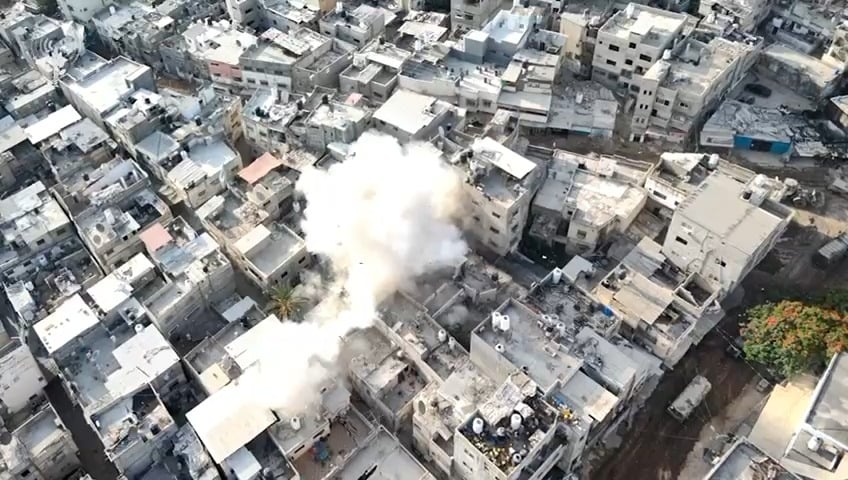 שלושה מחבלים חוסלו מהאוויר במרחב טולכרם | צפו בתיעוד הפיצוץ