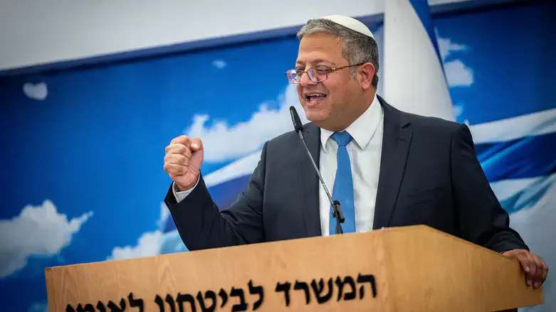 בן גביר: השמאל הרופס ונביאי הקונספציה יביאו עלינו את ה-7.10 הבא