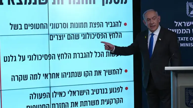 נתניהו: ציר הרשע זקוק לפילדלפי, אני מתעקש שנישאר