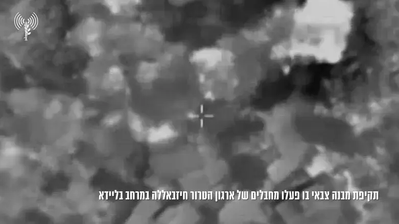 צפו: מטוסי קרב תקפו יעדי חיזבאללה בדרום לבנון