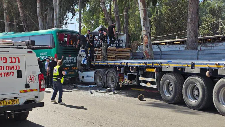 פיגוע הדריסה בגלילות: “נהג המשאית סטה מקו החלוקה שלו”