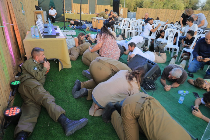 טקס מרגש תחת אזעקות: חיילים פצועים ובעלי צרכים מיוחדים מאוחדים