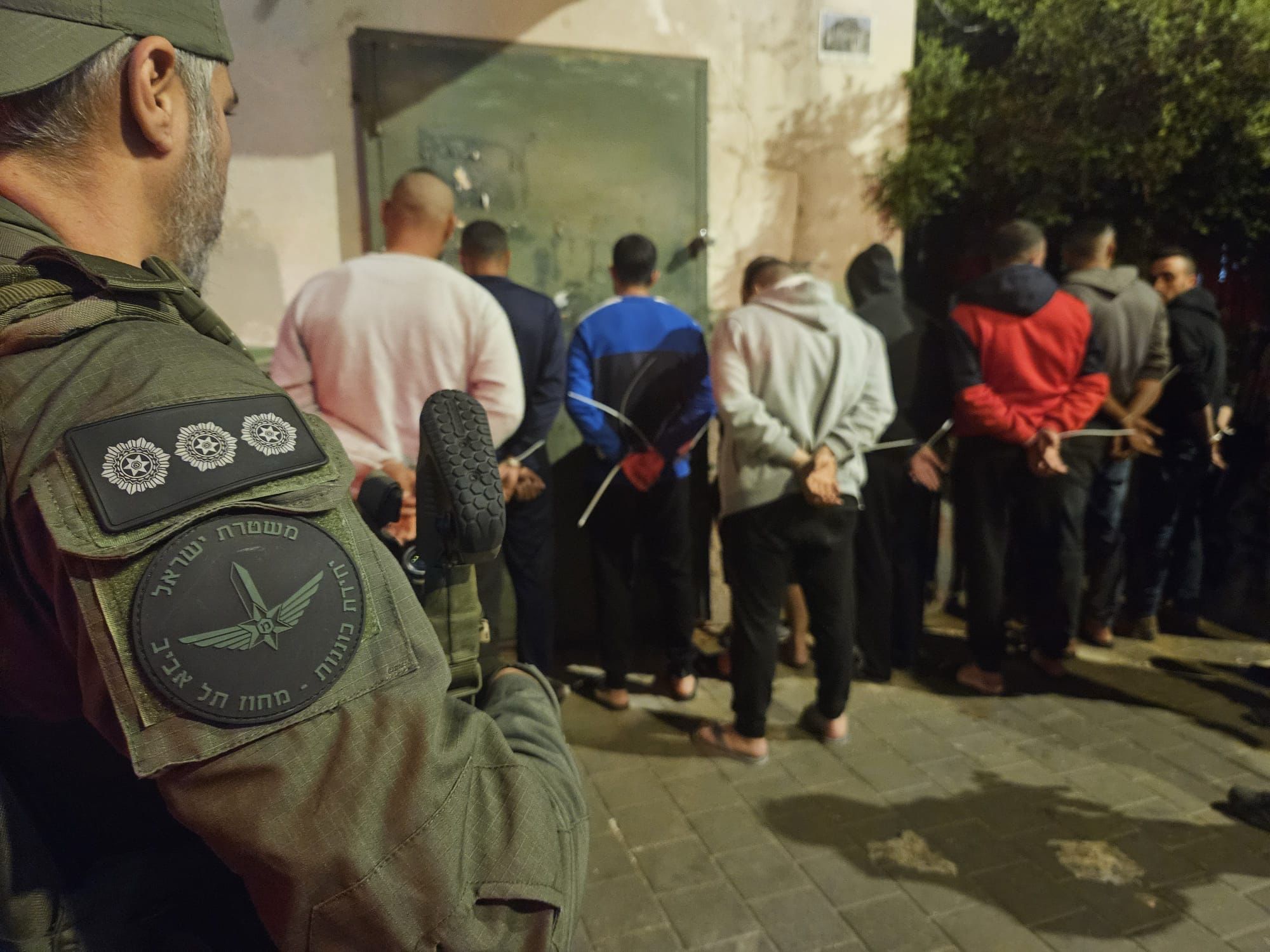 לוחמי מג”ב עצרו עשרה שב”חים בתל אביב | תמונות