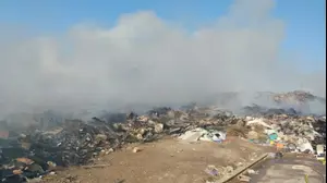 בעקבות שריפת פסולת: משרד הבריאות הזהיר את תושבי עספיא שלא לשהות בחוץ