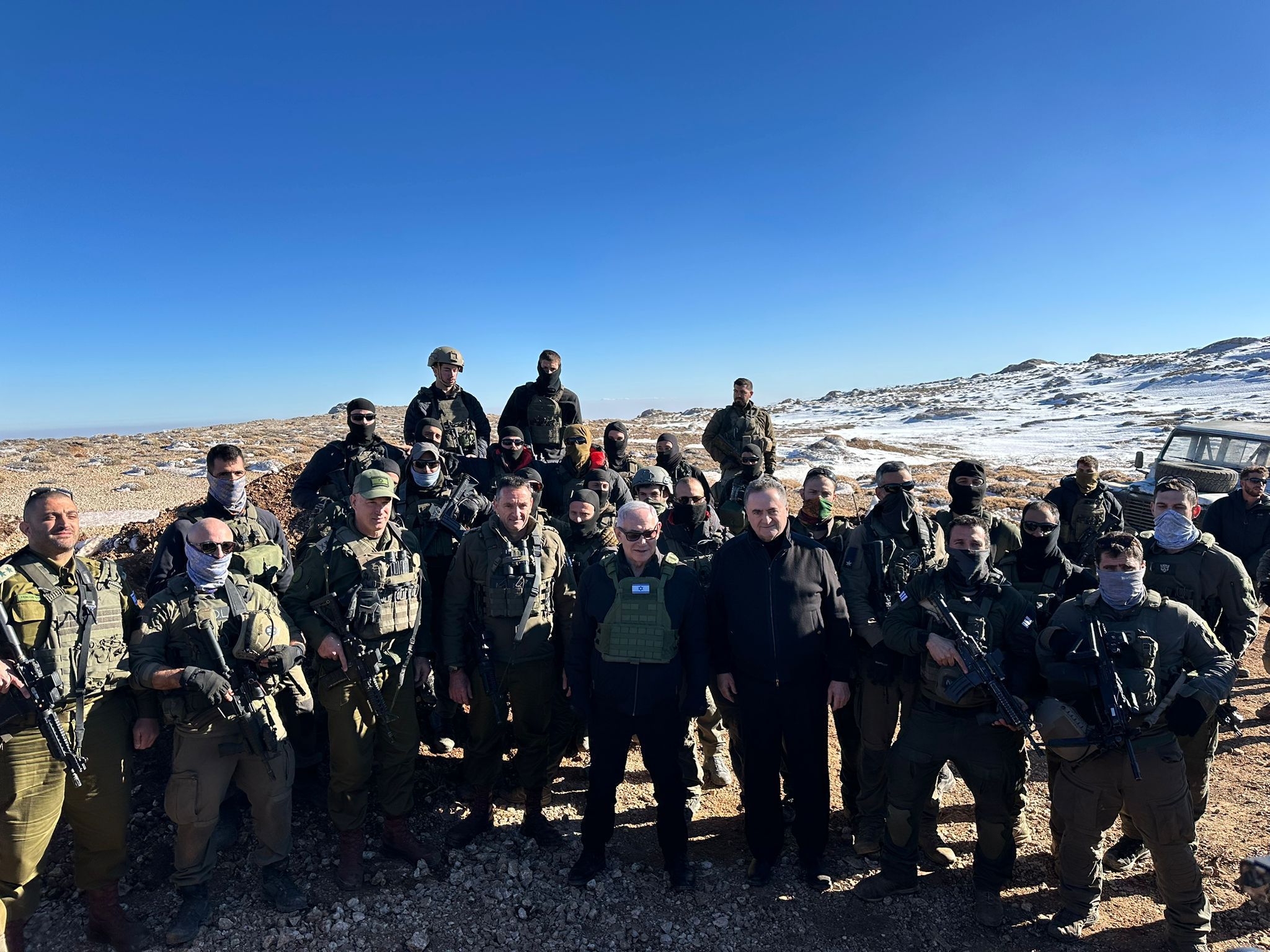 כ”ץ ונתניהו בחרמון הסורי: “נהיה כאן לכל טווח שיידרש”