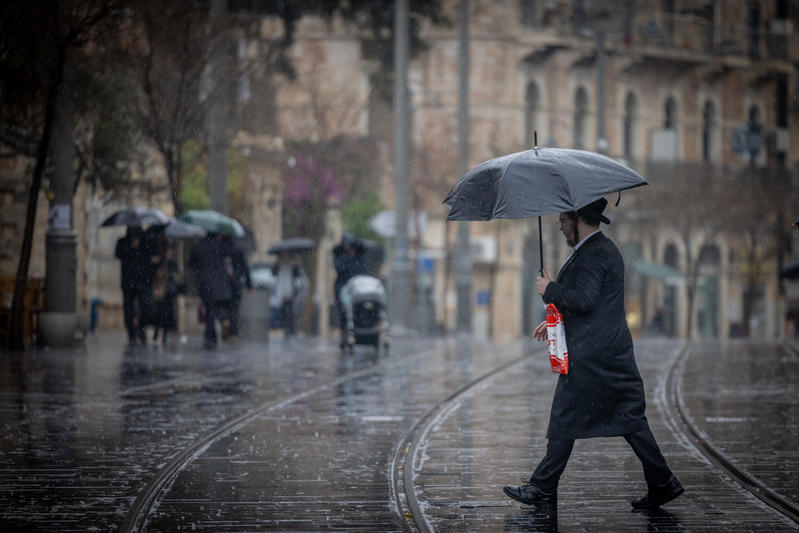 מהפך במזג האוויר: גשמים בכל הארץ, חשש להצפות באשדוד ובאשקלון | התחזית המלאה