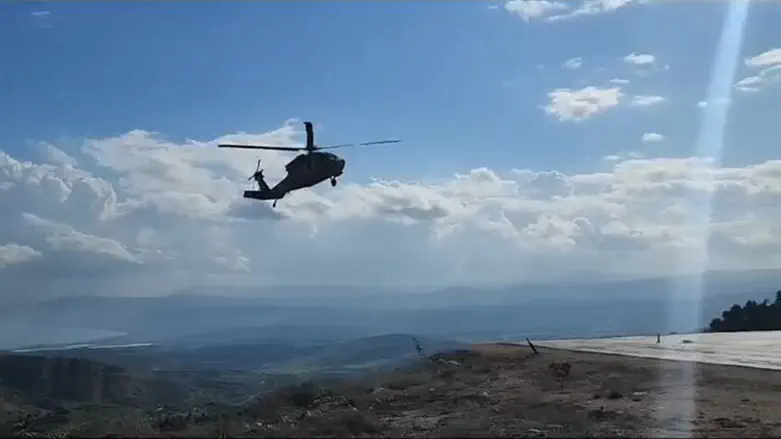 מחבלים ניסו לפגוע במסוק צה”ל עם נ”מ, שיגור נפל סמוך לניר עם