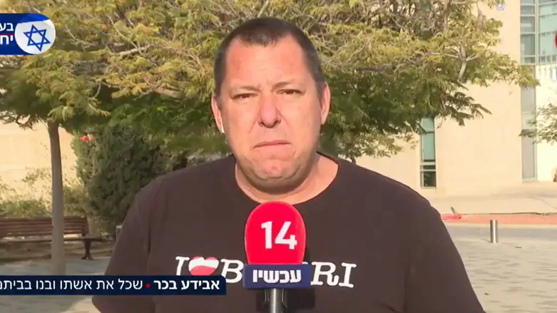 אבידע בכר ששכל את אשתו ובנו: בעזה אין חף מפשע אחד, אם רוצים שקט – צריכים לקחת להם אדמה