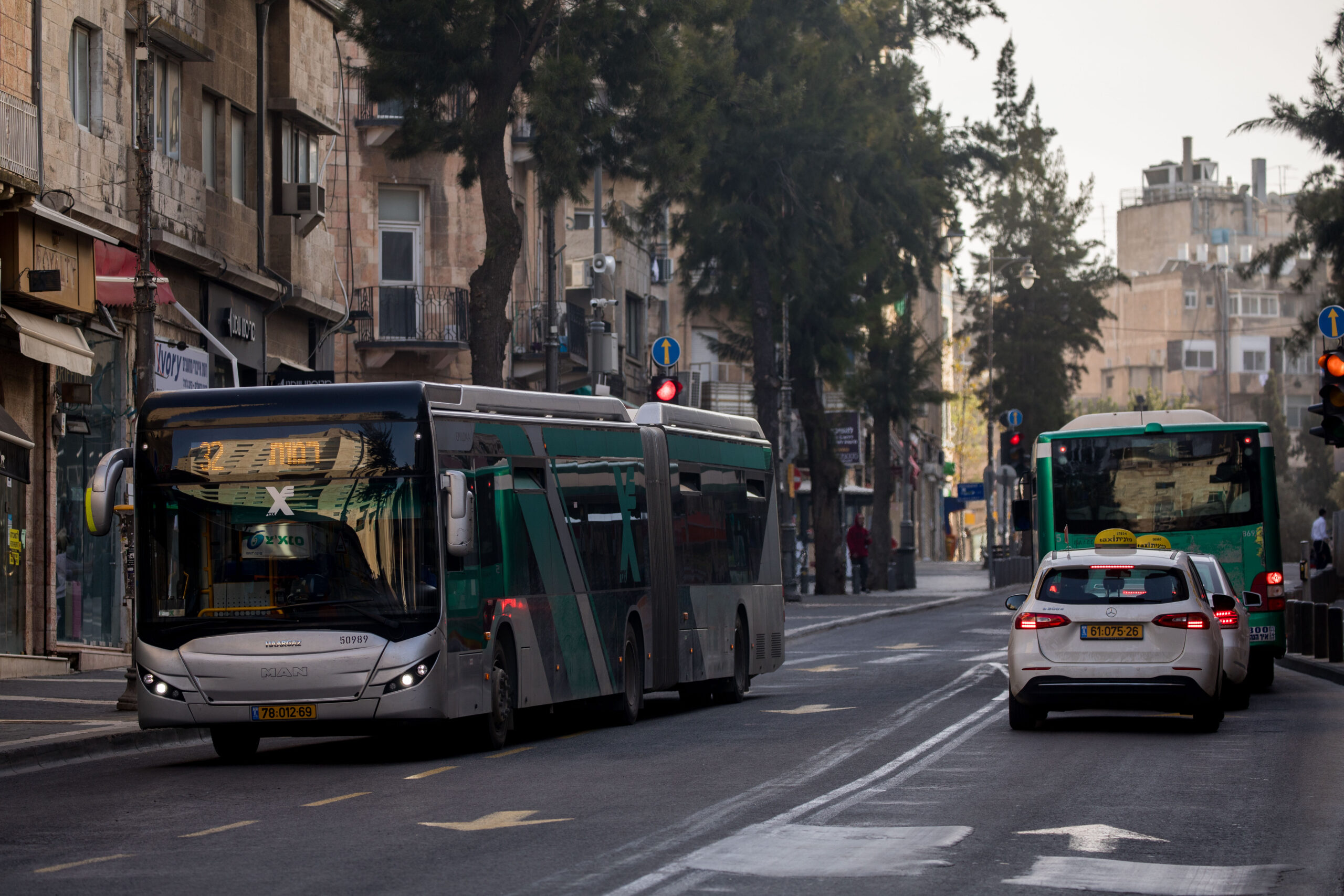 שיבושים בתחבורה הציבורית בירושלים – בגלל הנהגים הערבים