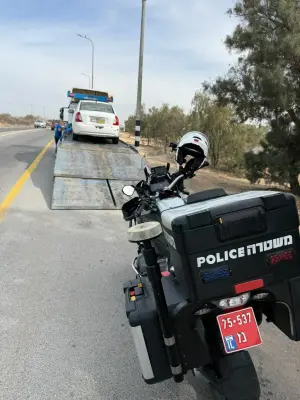 חשוד בירי ניסה להימלט מהשוטרים ברכבו – והתנגש בניידת