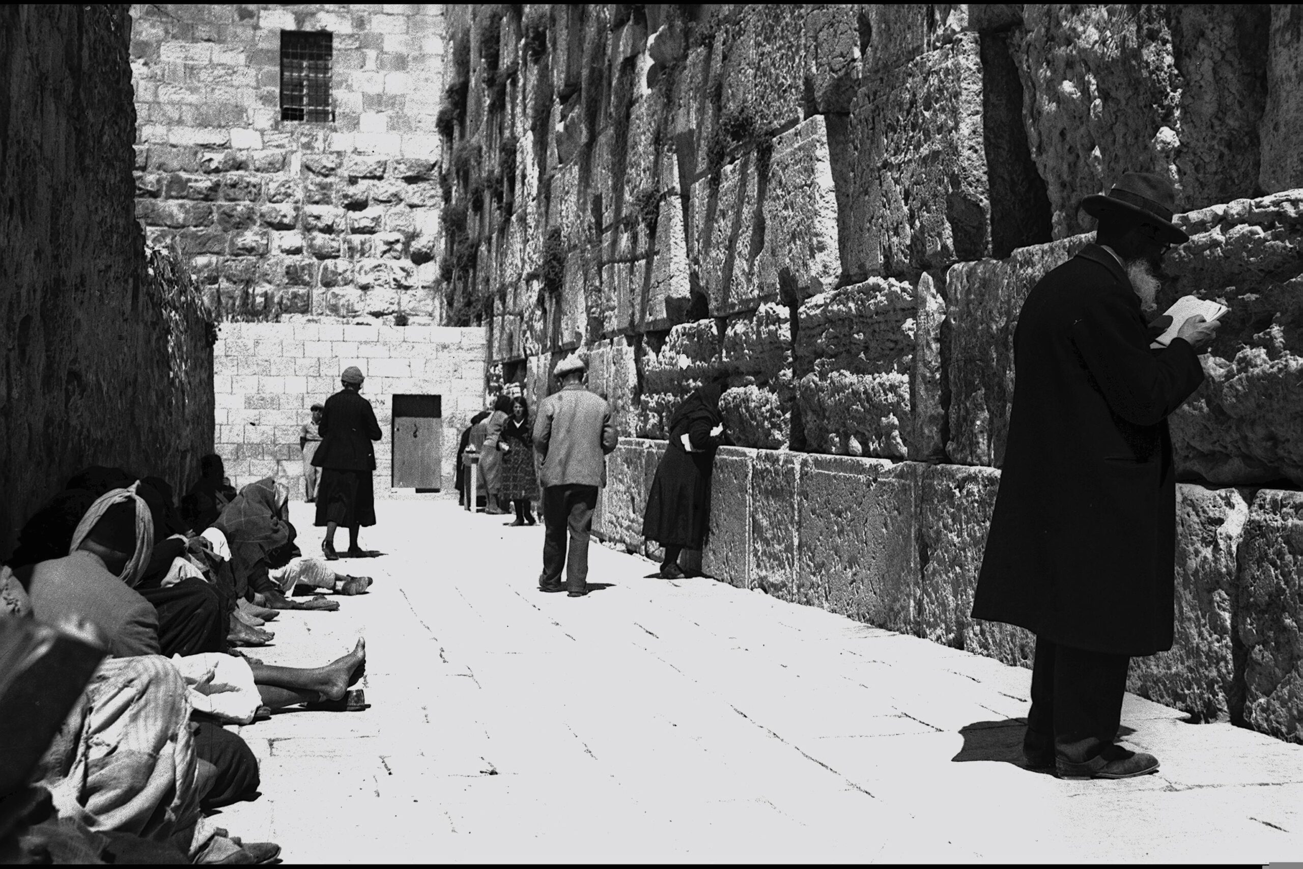 קהילת יהודי עזה במאבק על קדושת הכותל | תיעוד היסטורי נדיר