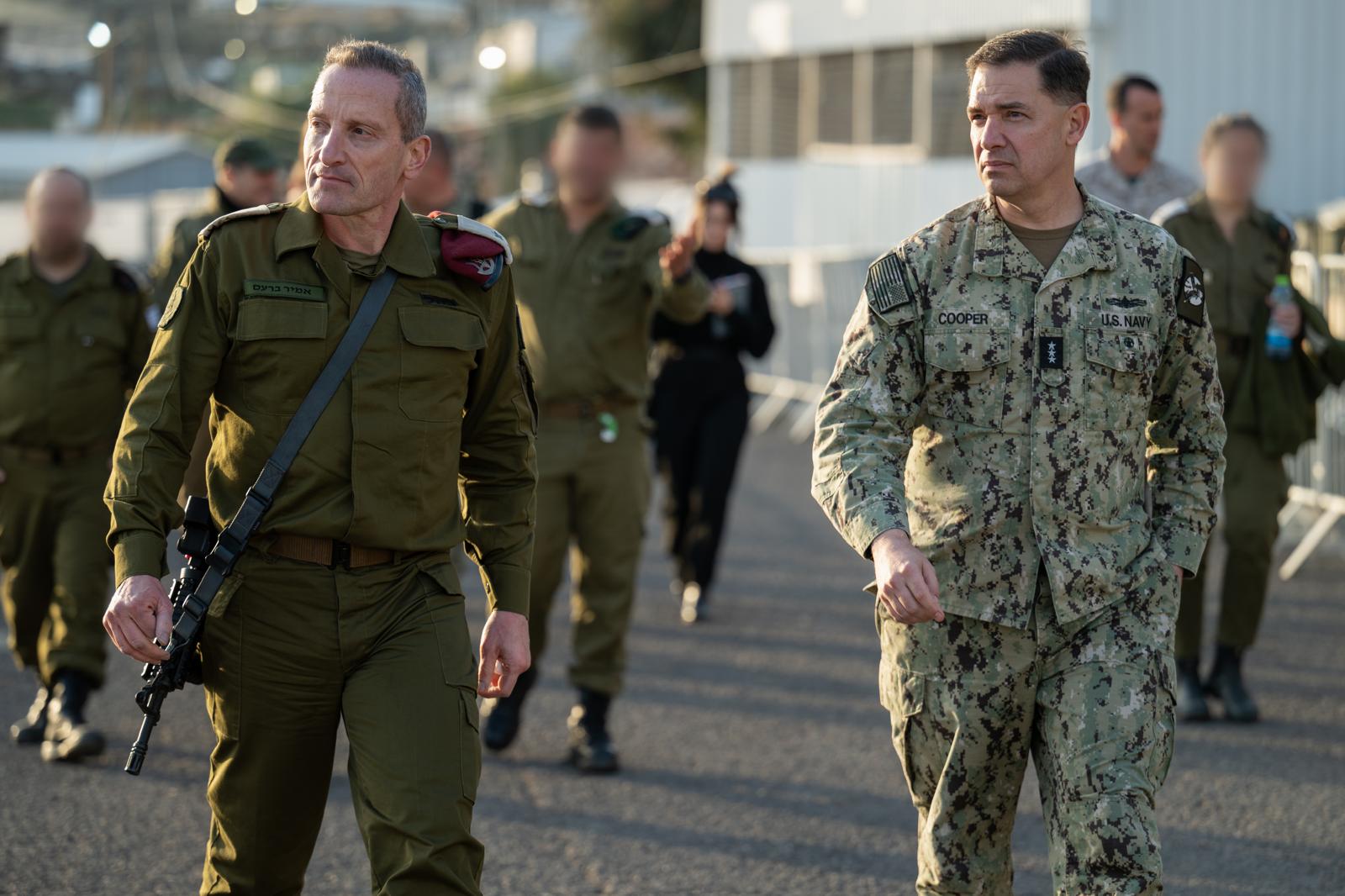 צפו בתיעוד: סגן מפקד סנטקום נפגש עם סגן הרמטכ”ל