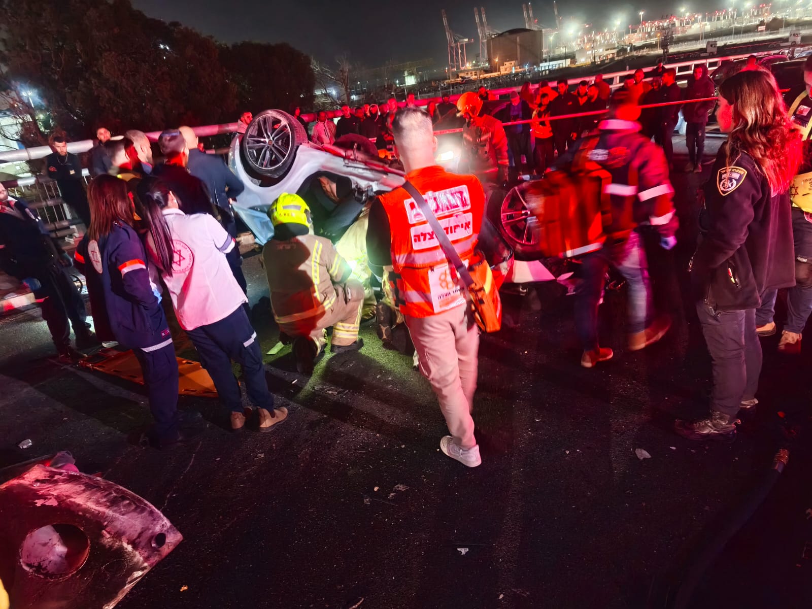 תאונה קשה וקטלנית בצפון: רכב התהפך, הנהג נהרג במקום