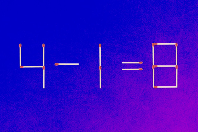 חידת גפרורים לבעלי IQ גבוה – האם תצליחו לפתור את התרגיל?