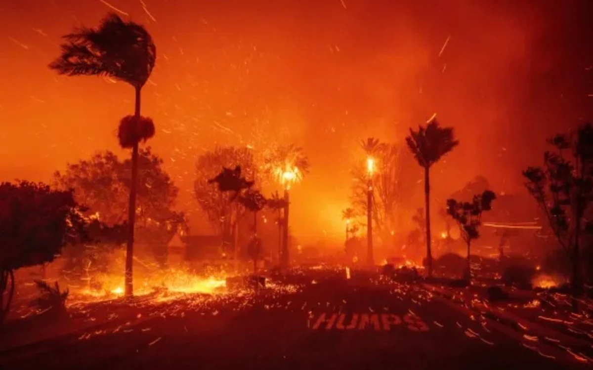 שוב: שריפת ענק בלוס אנג’לס; עשרות אלפים פונו מבתיהם 