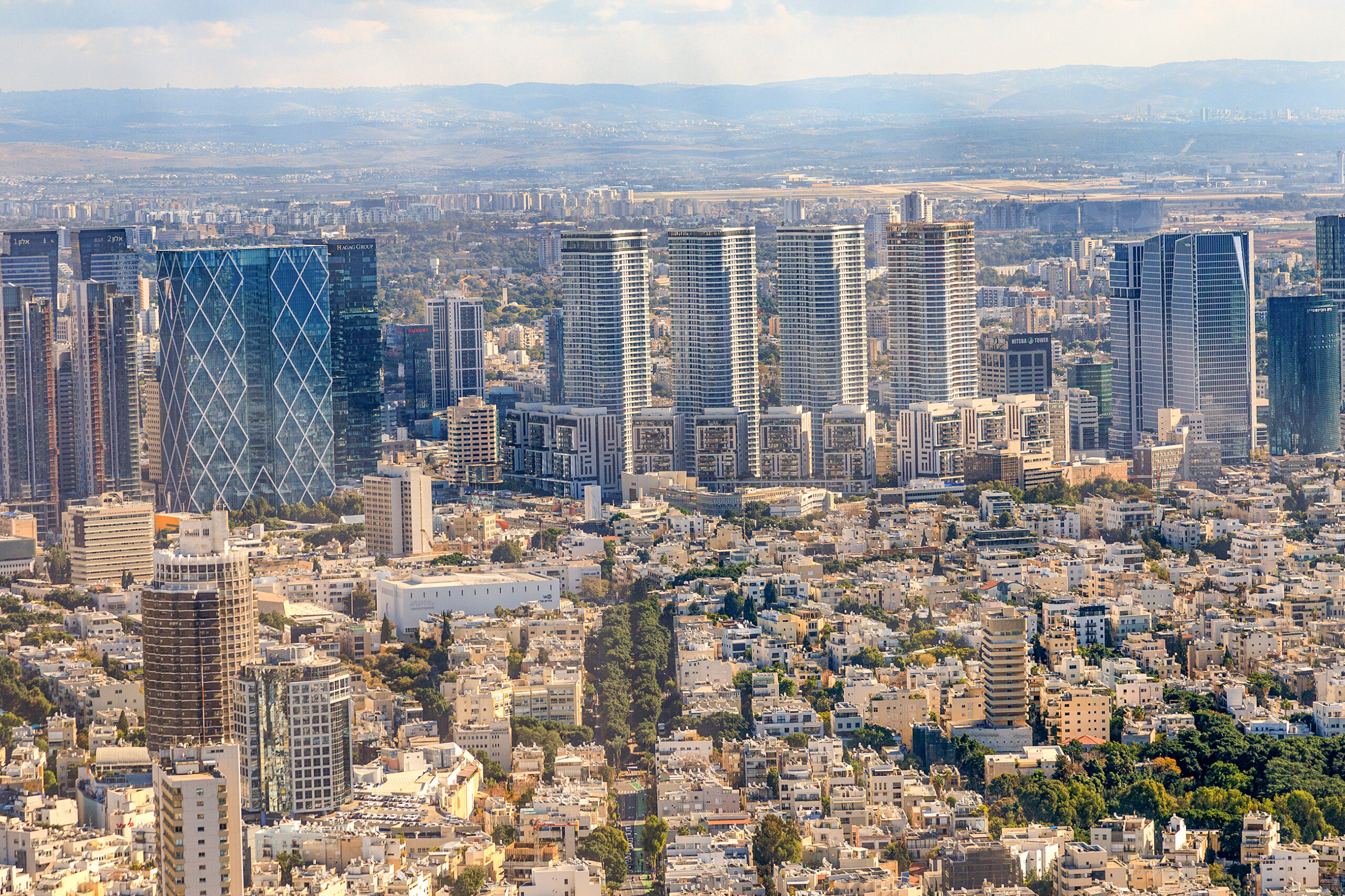 ככה עוד לא ראיתם את תל אביב | גלריה מטורפת מהאוויר