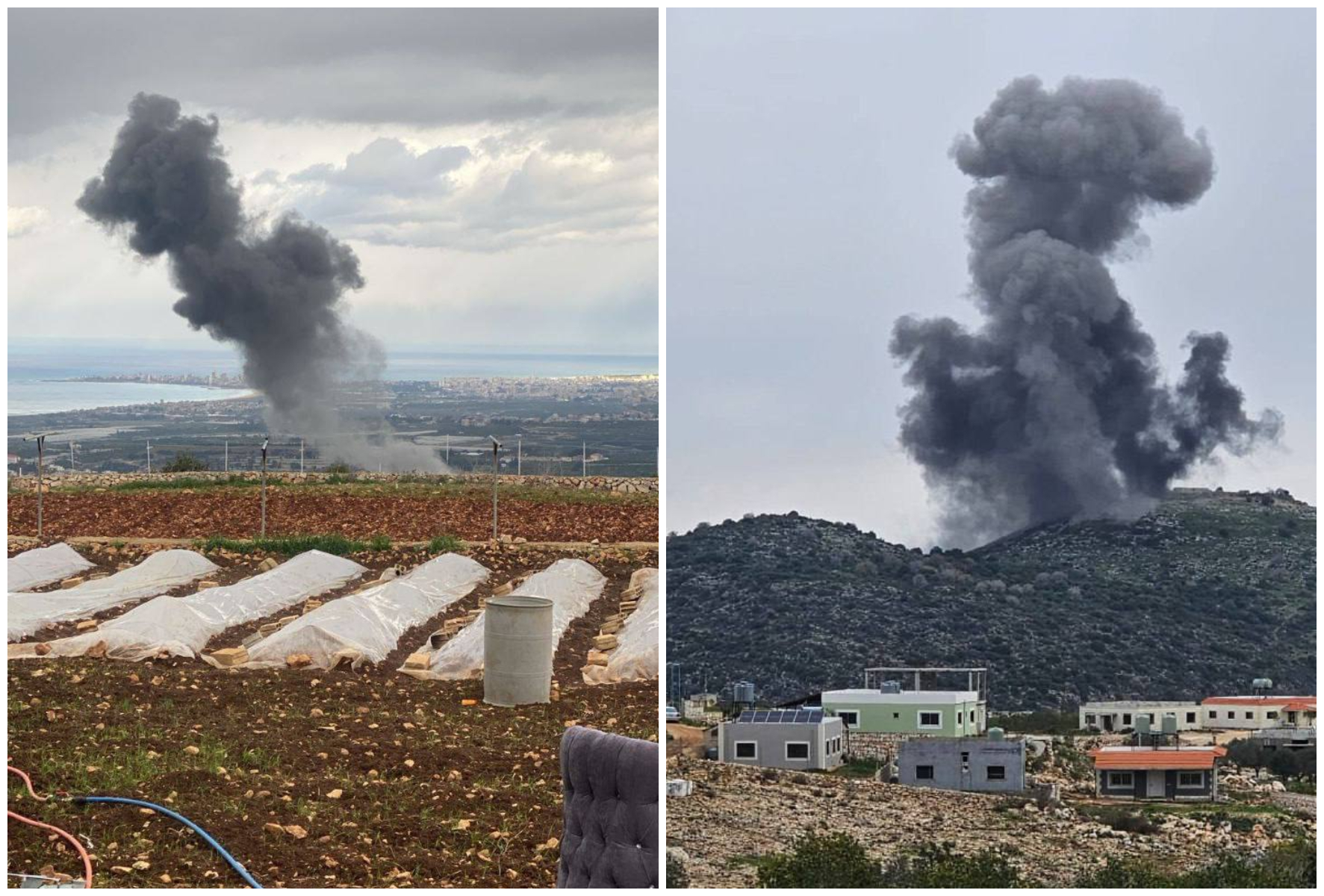 שעות לפני קבורת נסראללה בהלווית ענק: דיווחים על סדרת תקיפות של ישראל בדרום לבנון